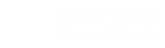 How Long Does It Last Logo