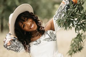 Boho Senior girl Fort Worth TX