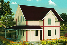 100 Metrekare İki Katlı Prefabrik
