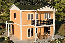 114 Metrekare İki Katlı Prefabrik
