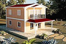 122 Metrekare İki Katlı Prefabrik
