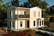 155 Metrekare İki Katlı Prefabrik