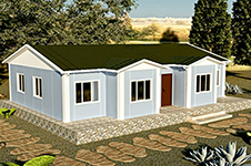112 Metrekare Tek Katlı Prefabrik