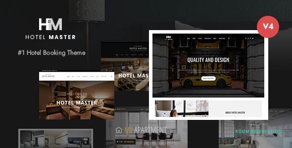 Nulled Hotel Master v4.1.2 - Hotel Booking WordPress Theme